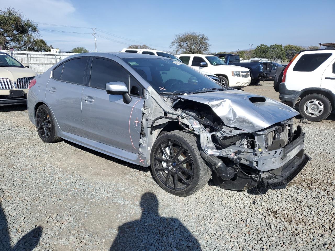 2020 Subaru WRX VIN JF1VA1C61L9832896 Copart auction photo, front end damage thumbnail 4