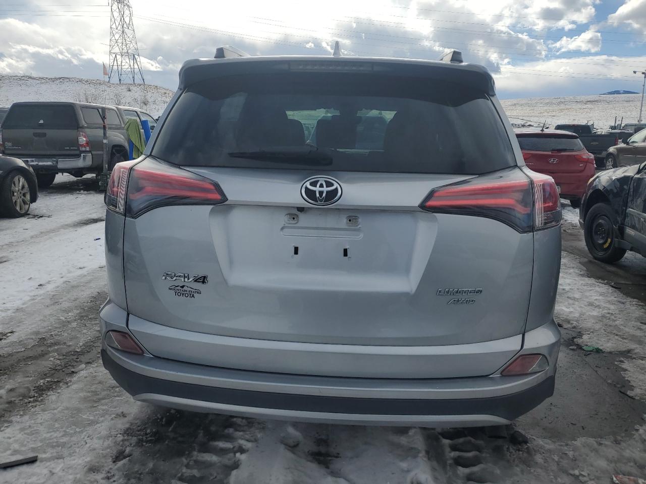 2018 Toyota RAV 4 VIN JTMDFREV7JJ219347 Copart auction photo, front end / side damage thumbnail 6