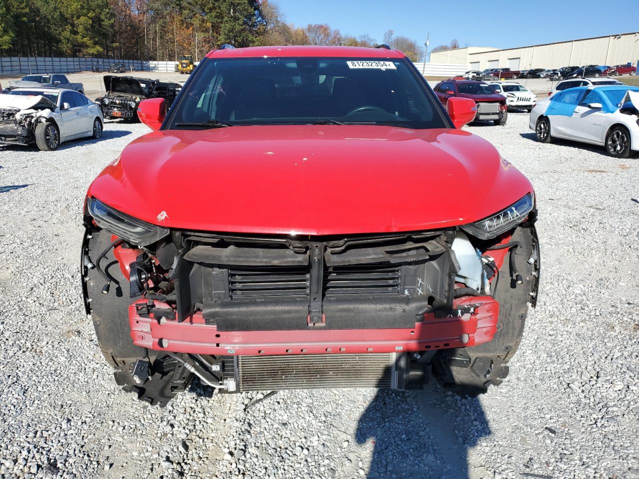 2020 Chevrolet Blazer VIN 3GNKBDRS4LS589542 Copart auction photo, front end / mechanical damage thumbnail 5