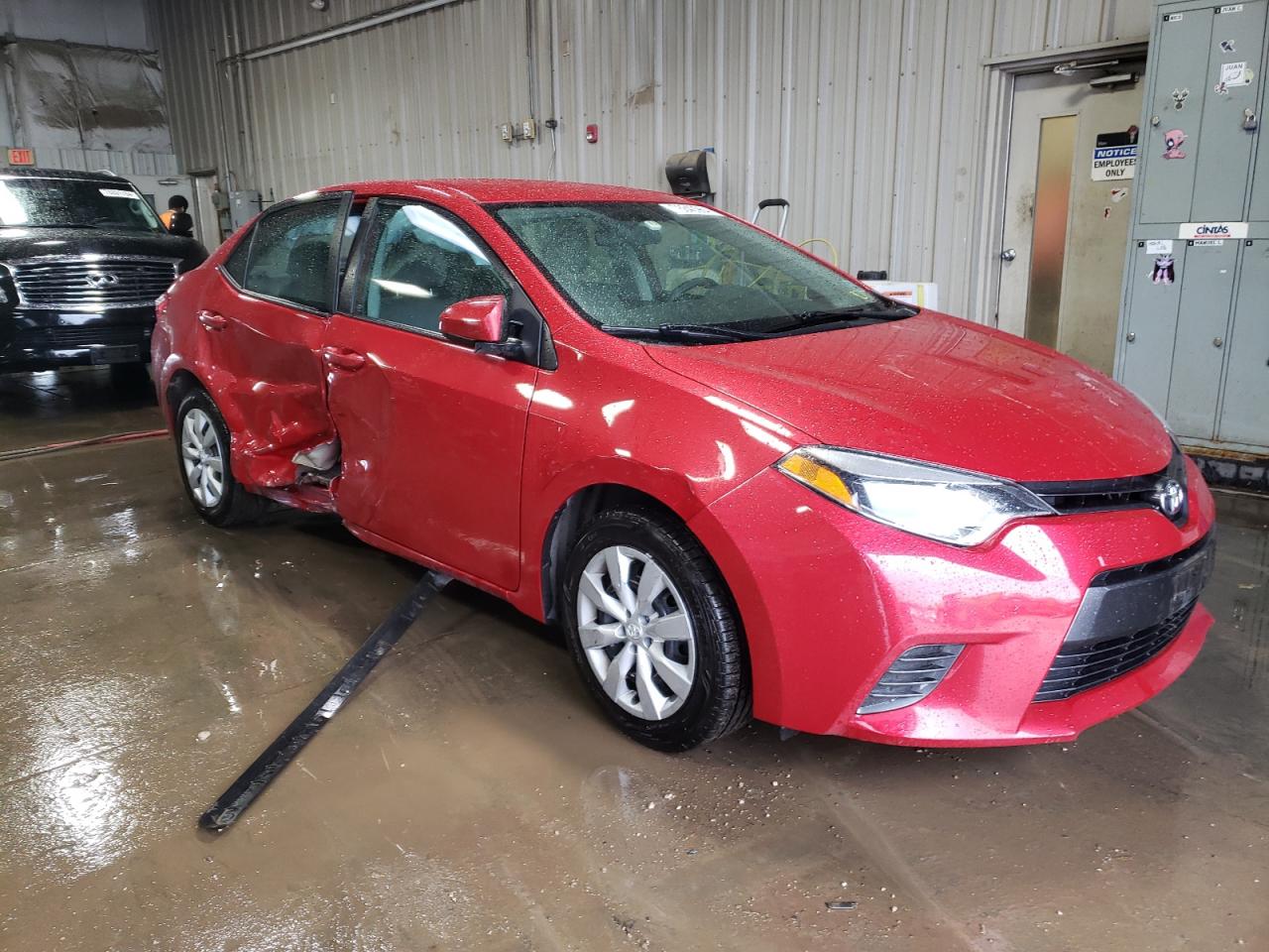 2016 Toyota Corolla VIN 2T1BURHE4GC727997 Copart auction photo, side damage thumbnail 4