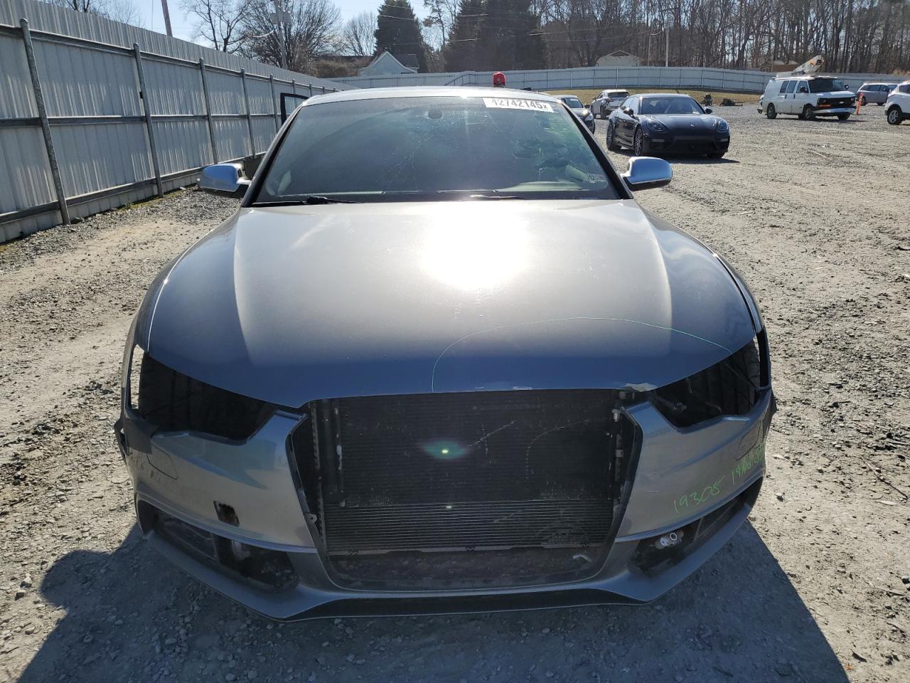 2014 Audi RS5 VIN WAUCGAFRXEA010408 Copart auction photo, front end damage thumbnail 5