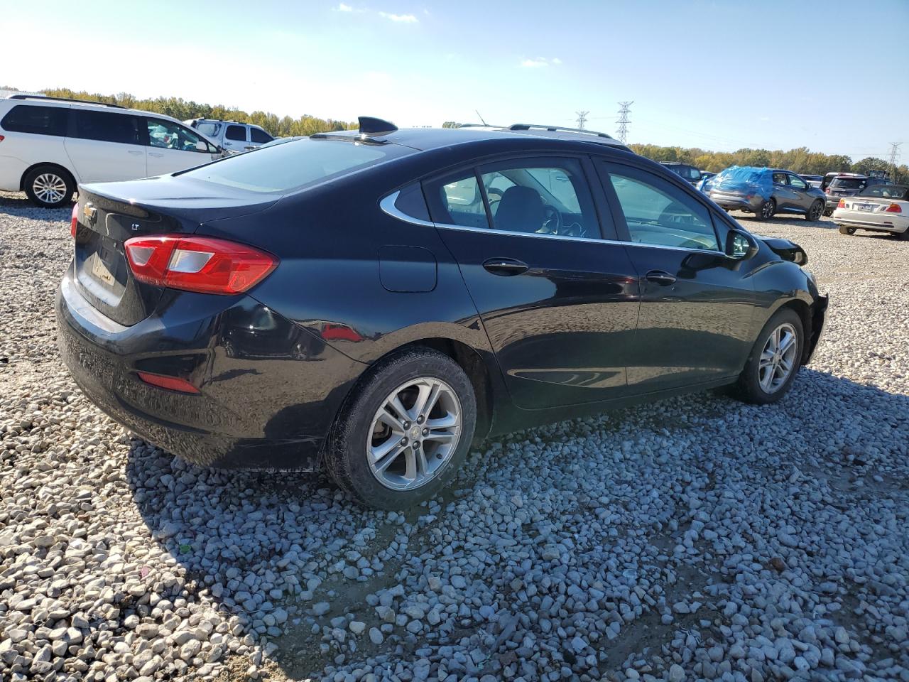 2017 Chevrolet Cruze VIN 1G1BE5SM8H7269639 Copart auction photo, front end / side damage thumbnail 3