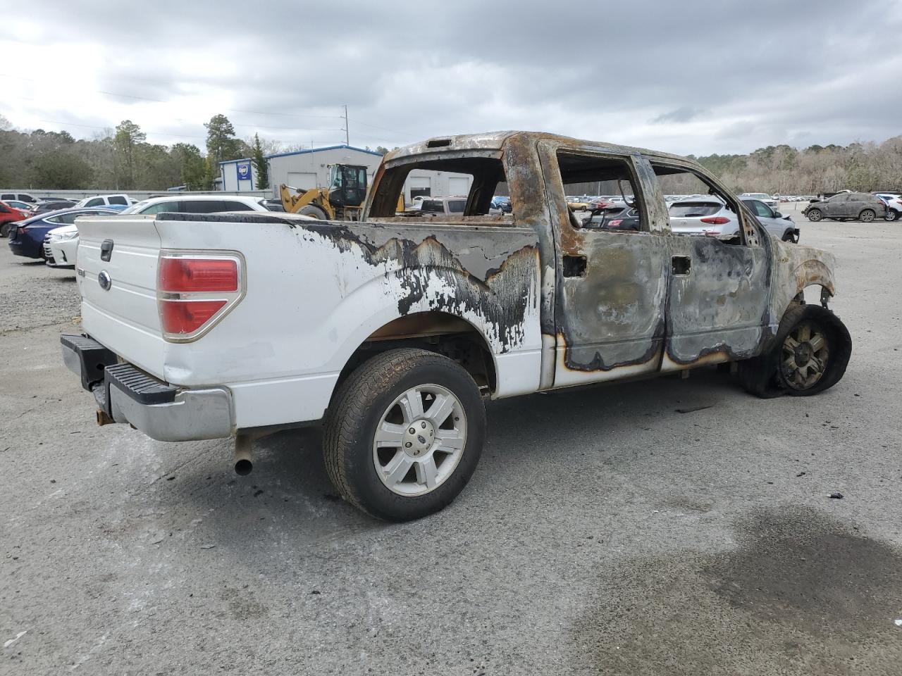 2009 Ford F-150 VIN 1FTRW12889FB10741 Copart auction photo, burn damage thumbnail 3