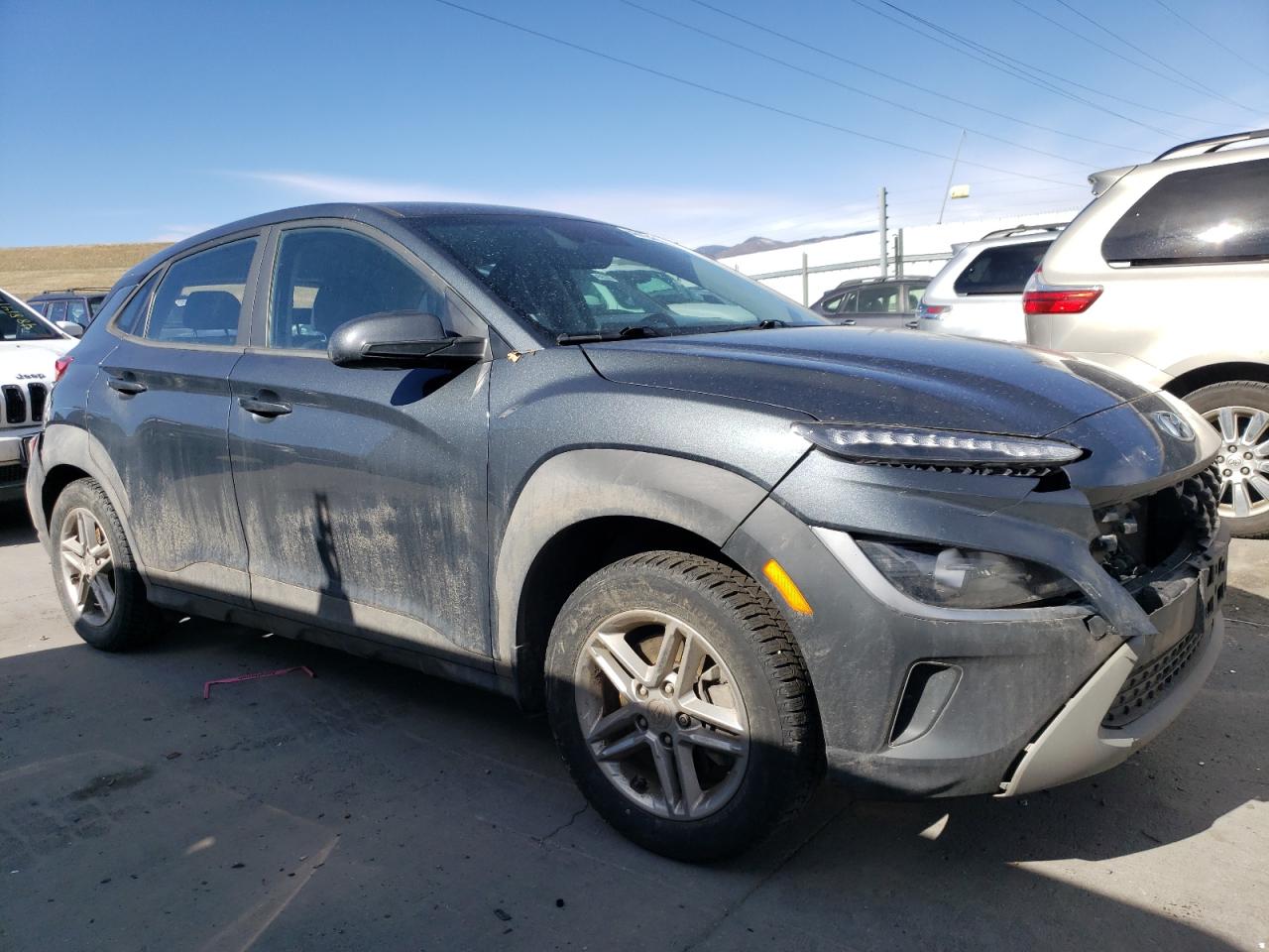 2022 Hyundai Kona VIN KM8K2CAB5NU901686 Copart auction photo, rear end / front end damage thumbnail 4