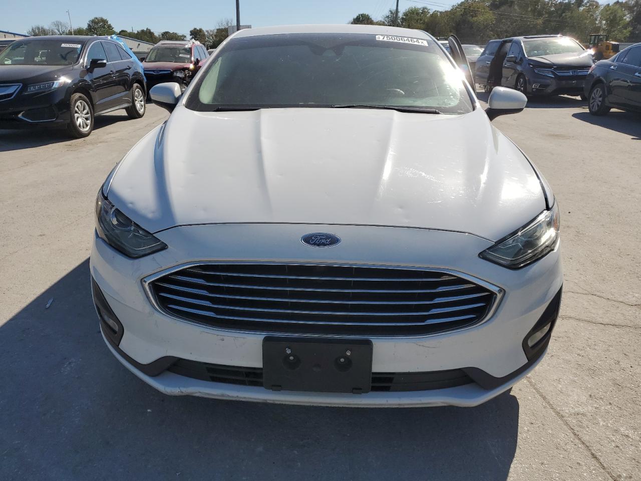 2020 Ford Fusion VIN 3FA6P0HD7LR169343 Copart auction photo, front end / side damage thumbnail 5