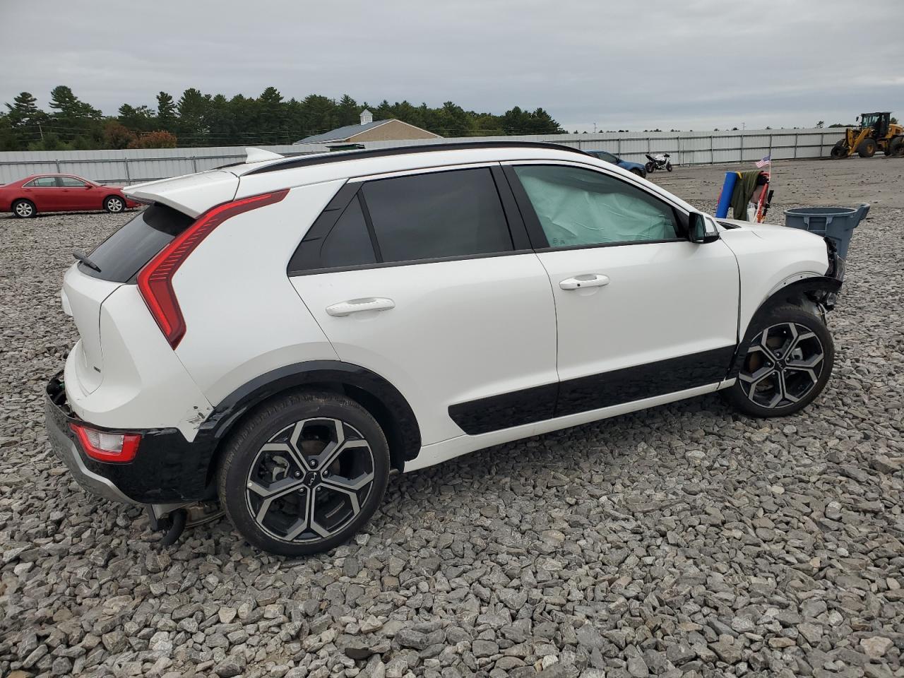 2023 KIA Niro VIN KNDCR3LE4P5106931 Copart auction photo, front end damage thumbnail 3