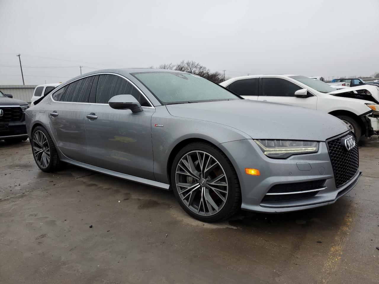 2016 Audi A7 VIN WAU2GAFCXGN002019 Copart auction photo, rear end / hail damage thumbnail 4
