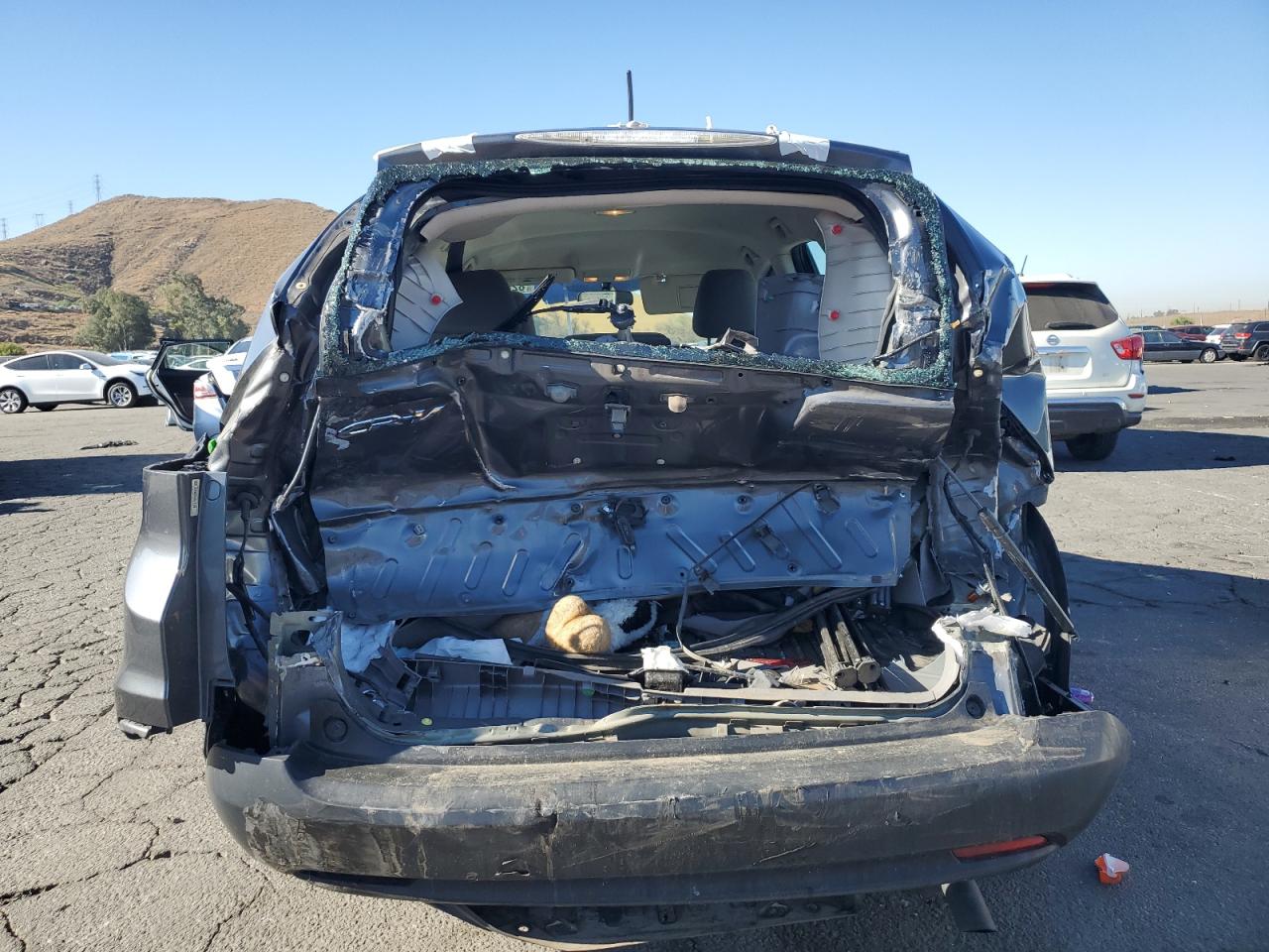2014 Honda CR-V VIN 3CZRM3H30EG715708 Copart auction photo, rear end / side damage thumbnail 6