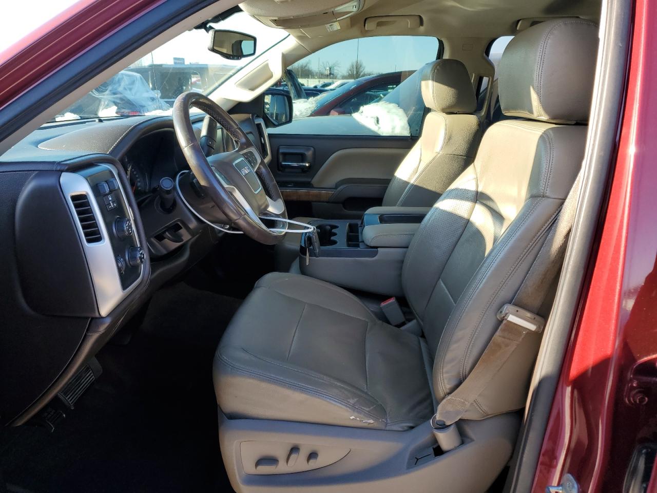 2015 GMC Sierra VIN 1GTV2UEC9FZ222857 Copart auction photo, rear end / front end damage thumbnail 7