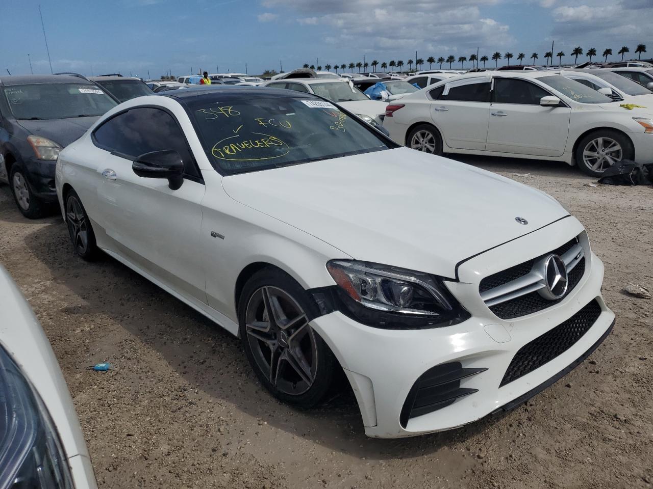 2019 Mercedes-Benz C-klasse VIN WDDWJ6EB5KF896256 Copart auction photo, water/flood damage thumbnail 4