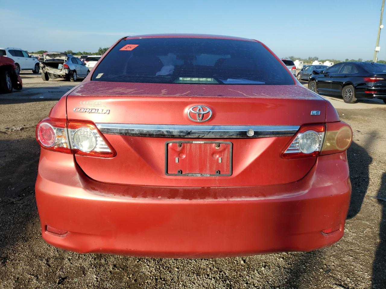 2012 Toyota Corolla VIN 2T1BU4EE5CC800117 Copart auction photo, front end damage thumbnail 6