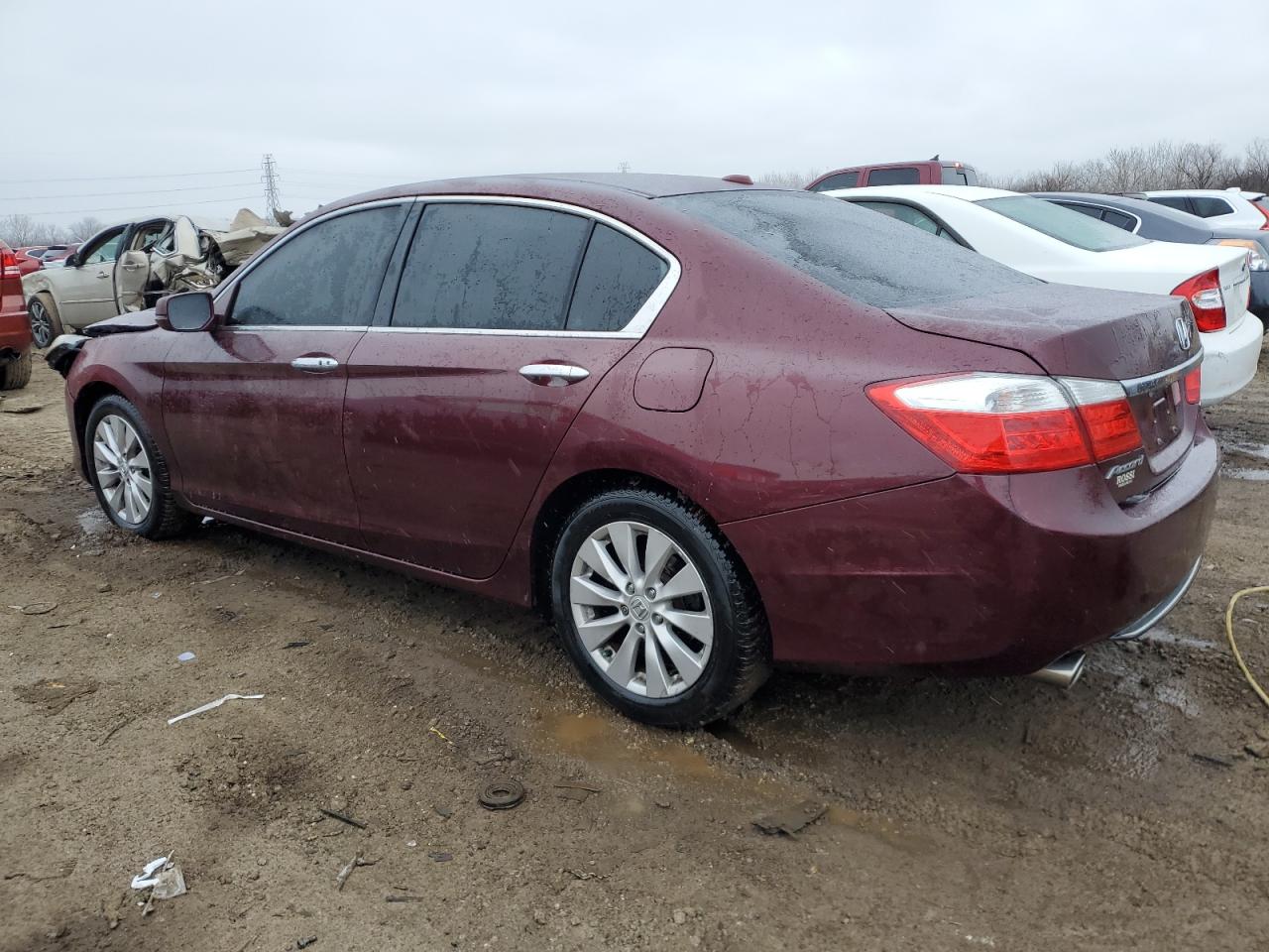 2013 Honda Accord VIN 1HGCR3F82DA047372 Copart auction photo, front end damage thumbnail 2