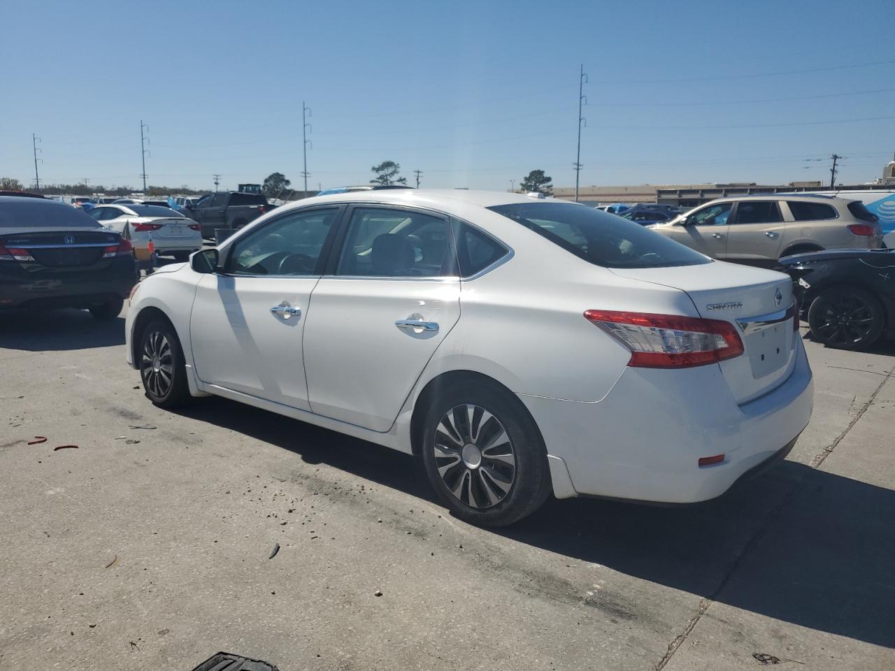 2015 Nissan Sentra VIN 3N1AB7APXFY295614 Copart auction photo, mechanical damage thumbnail 2