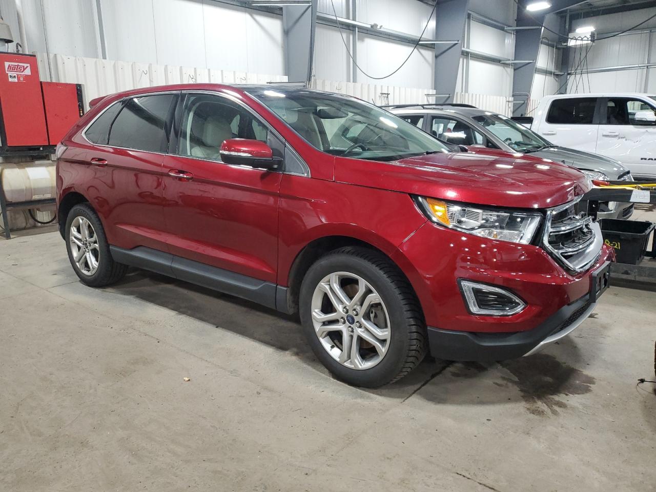 2018 Ford Edge VIN 2FMPK4K95JBB89204 Copart auction photo, front end damage thumbnail 4