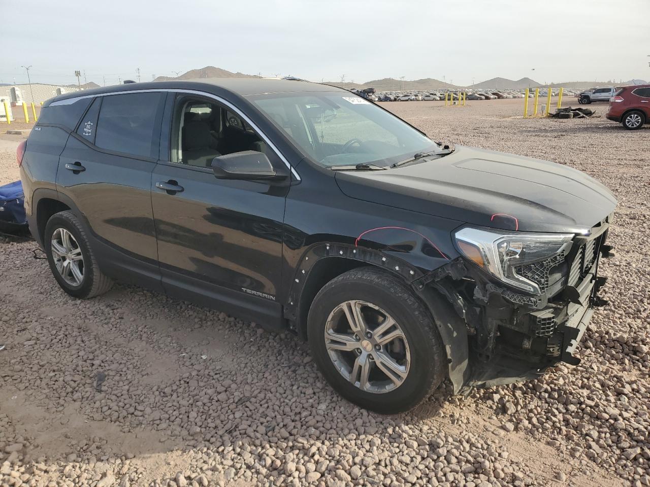 2018 GMC Terrain VIN 3GKALMEV8JL337967 Copart auction photo, front end damage thumbnail 4