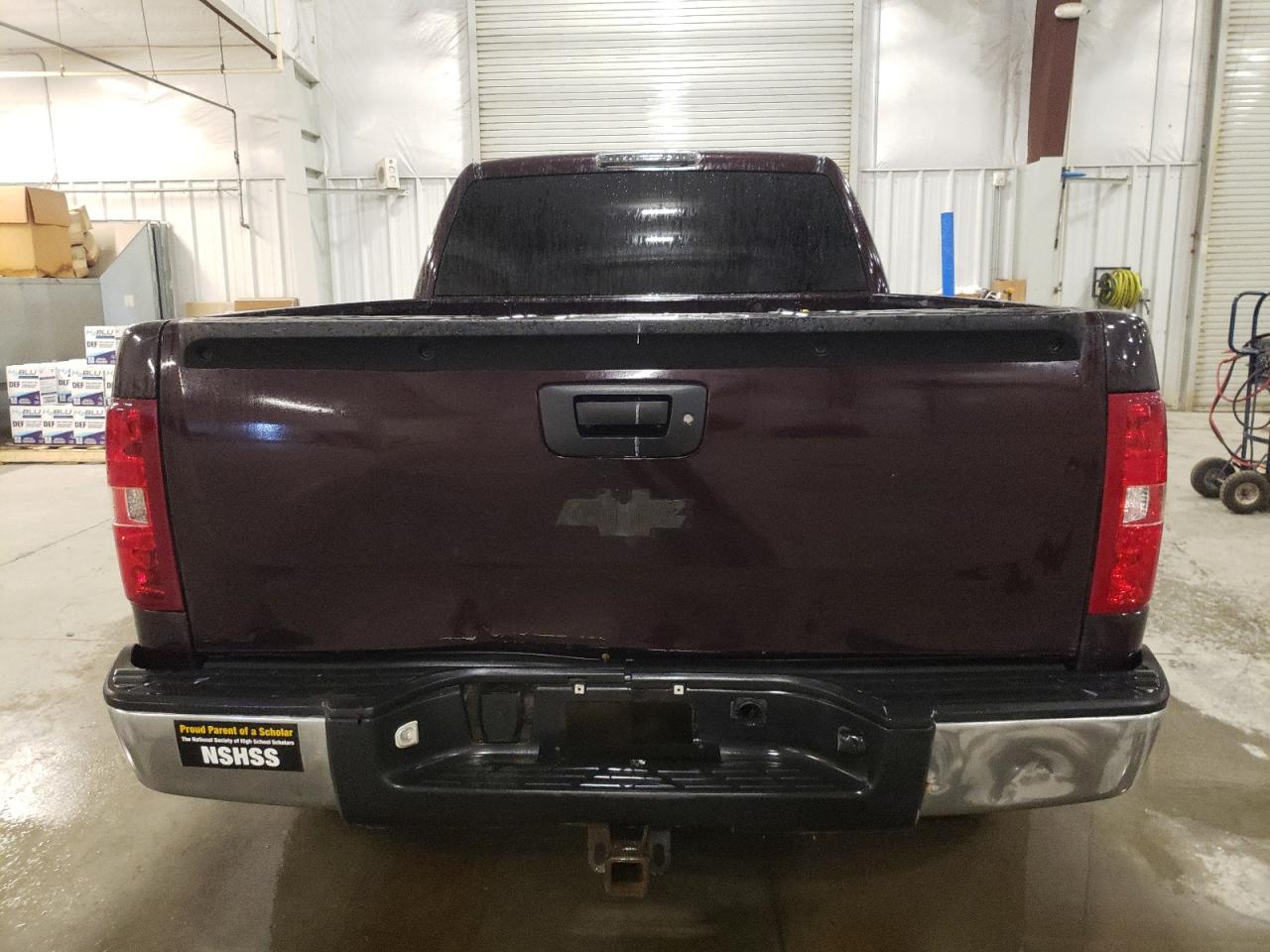 2009 Chevrolet Silverado VIN 1GCEK29019Z141280 Copart auction photo, front end / rear end damage thumbnail 6