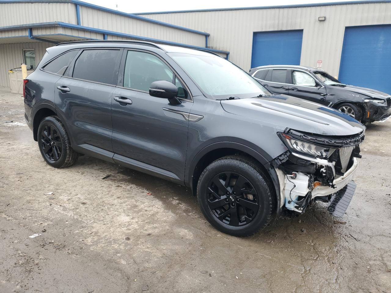 2021 KIA Sorento VIN 5XYRLDLC2MG025459 Copart auction photo, front end damage thumbnail 4