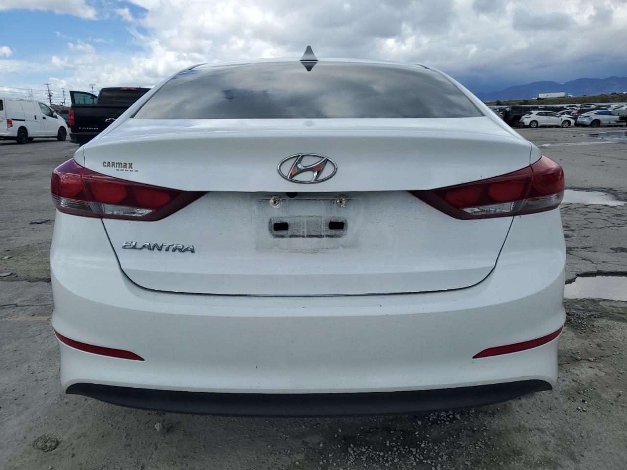 2017 Hyundai Elantra VIN 5NPD84LF9HH205011 Copart auction photo, vandalism damage thumbnail 6