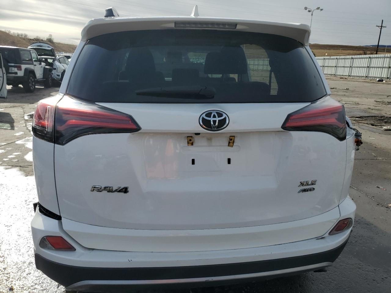 2017 Toyota RAV 4 VIN 2T3RFREV8HW600772 Copart auction photo, side / front end damage thumbnail 6