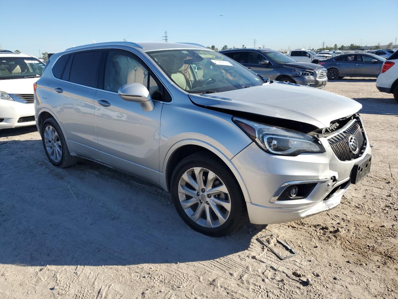 2016 Buick Envision VIN LRBFXFSX2GD198908 Copart auction photo, front end damage thumbnail 4