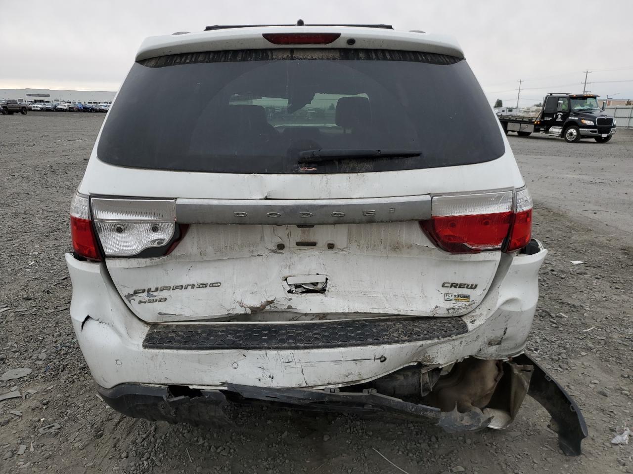 2013 Dodge Durango VIN 1C4RDJDG5DC669832 Copart auction photo, front end / rear end damage thumbnail 6