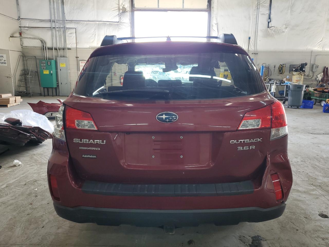 2012 Subaru Outback VIN 4S4BRDKC7C2244794 Copart auction photo, rollover damage thumbnail 6