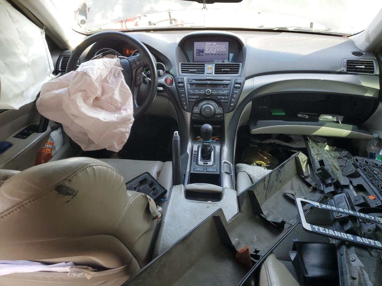 2012 Acura TL VIN 19UUA8F52CA016586 Copart auction photo, front end / side damage thumbnail 8