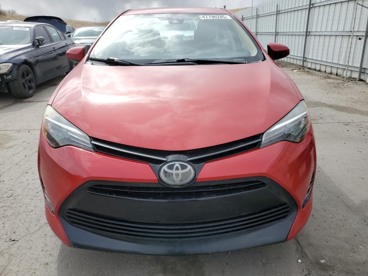 2017 Toyota Corolla VIN 5YFBURHE8HP606164 Copart auction photo, side / minor dent/scratches damage thumbnail 5