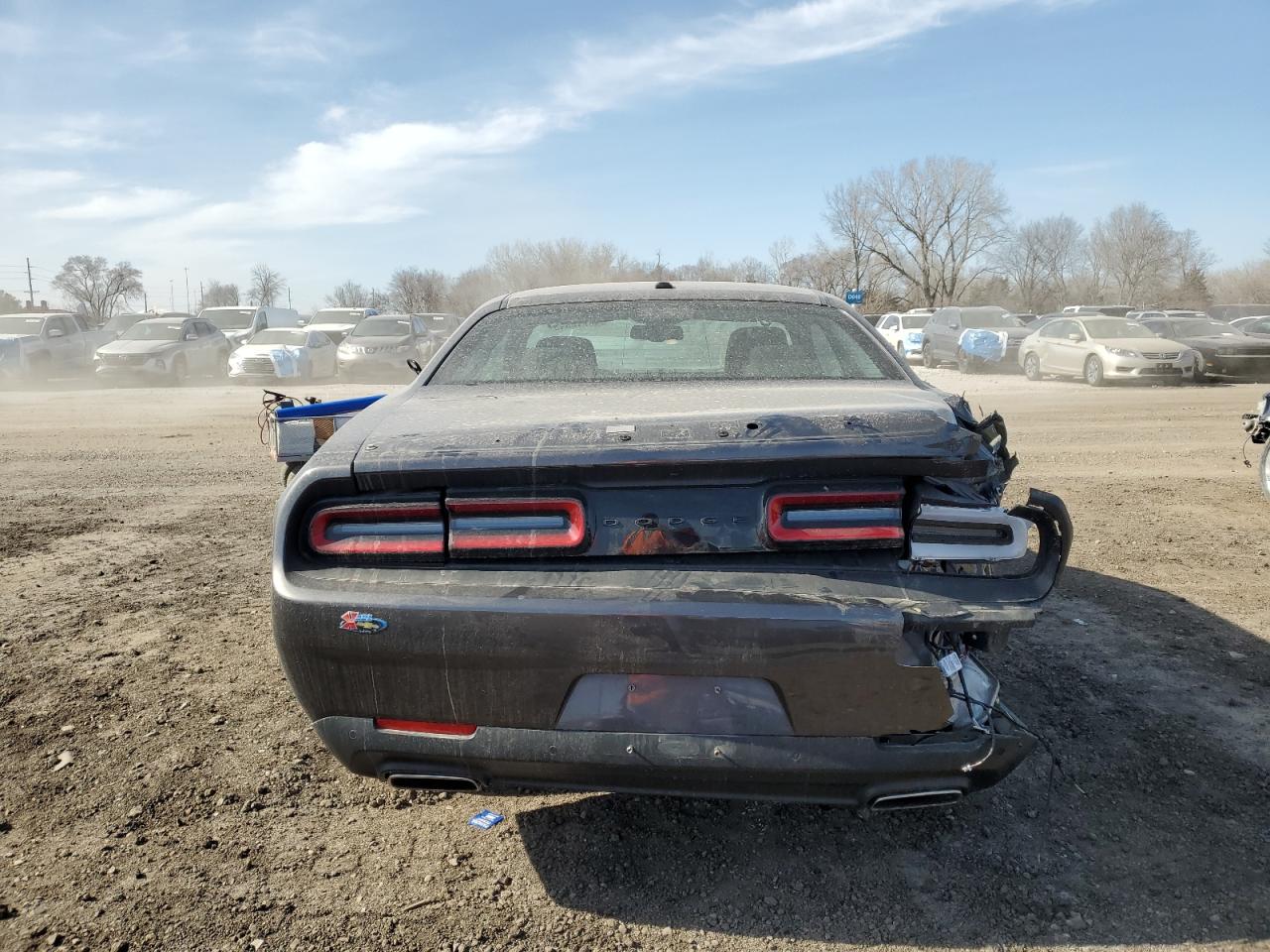 2021 Dodge Challenger VIN 2C3CDZGG1MH607460 Copart auction photo, rollover / undercarriage damage thumbnail 6