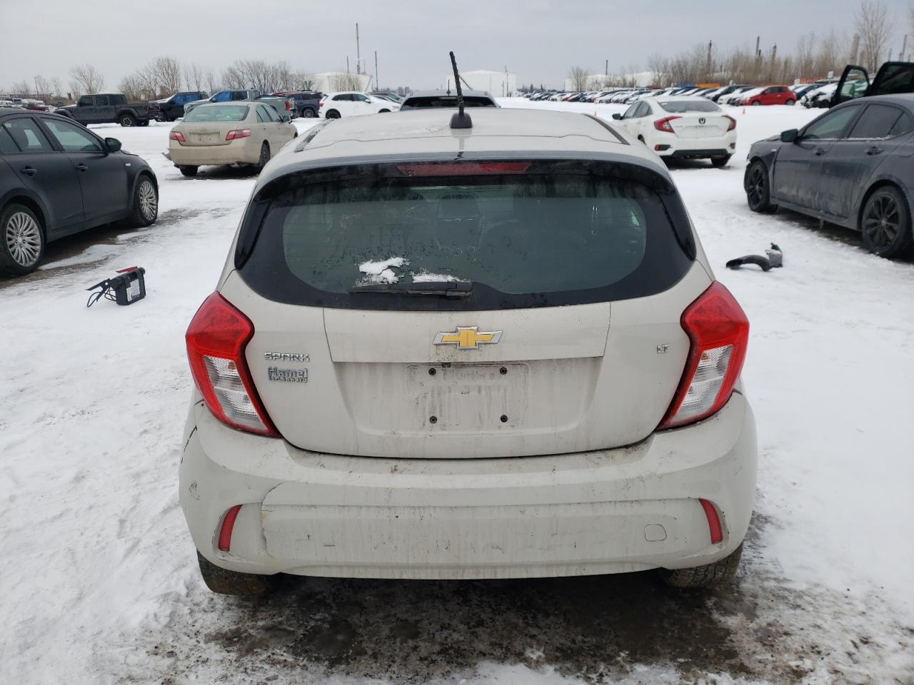 2019 Chevrolet Spark VIN KL8CD6SA7KC766893 Copart auction photo, front end / rear end damage thumbnail 6