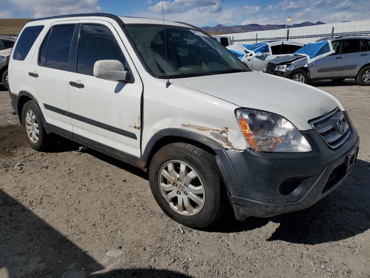 2005 Honda CR-V VIN JHLRD78845C022879 Copart auction photo, front end / hail damage thumbnail 4