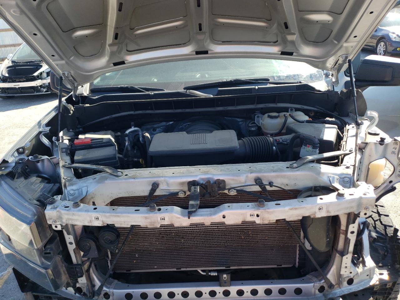 2019 Chevrolet Silverado VIN 1GCRYBEF2KZ281726 Copart auction photo, front end / side damage thumbnail 11