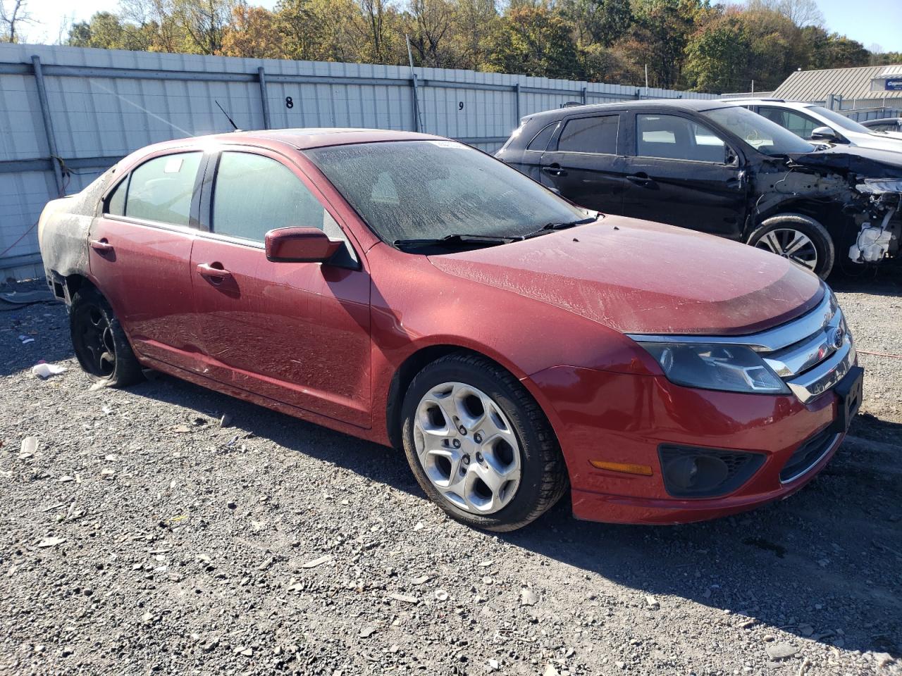 2010 Ford Fusion VIN 3FAHP0HA2AR234465 Copart auction photo, burn / undercarriage damage thumbnail 4