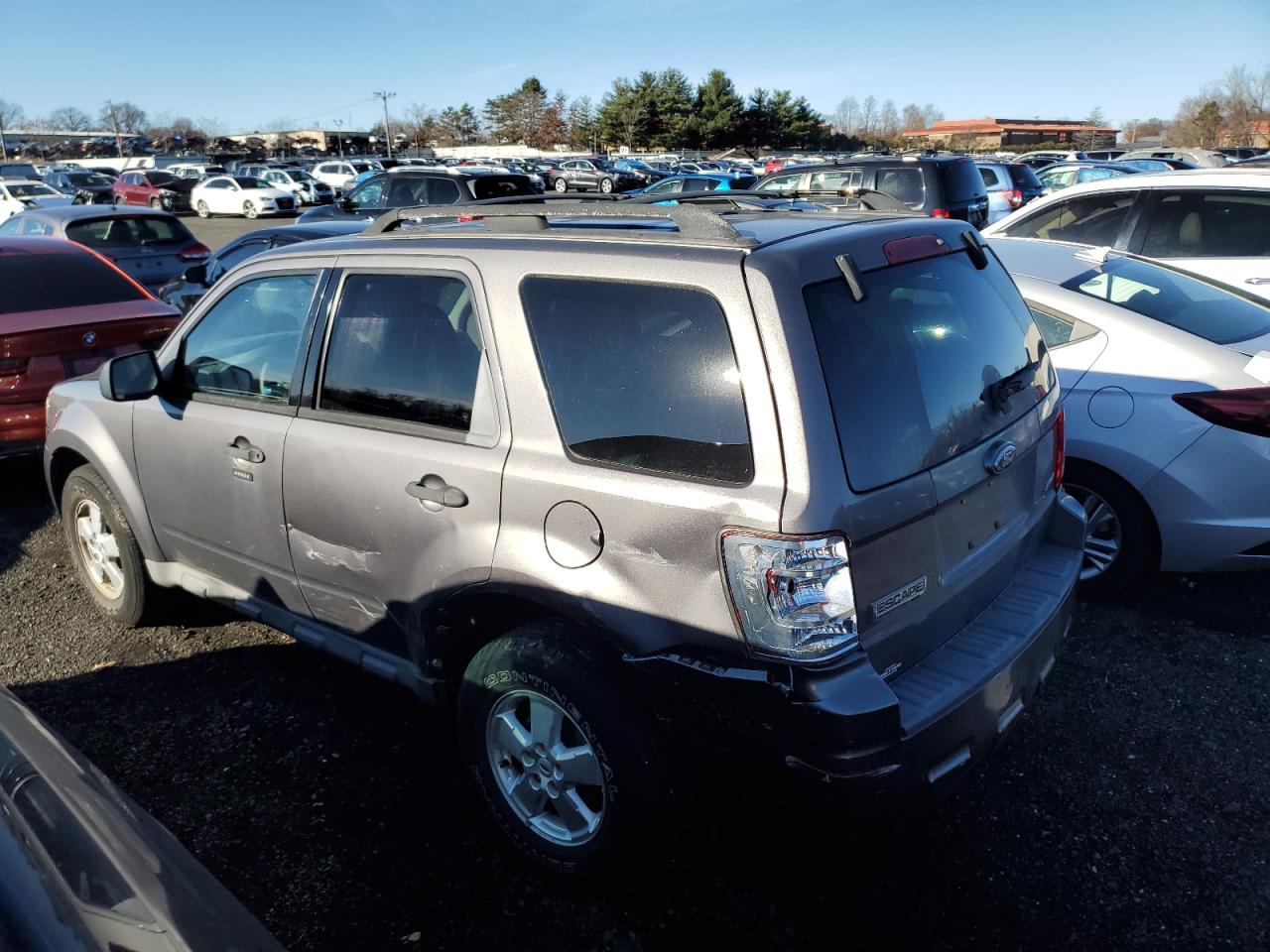 2009 Ford Escape VIN 1FMCU93799KB27406 Copart auction photo, side / rear end damage thumbnail 2