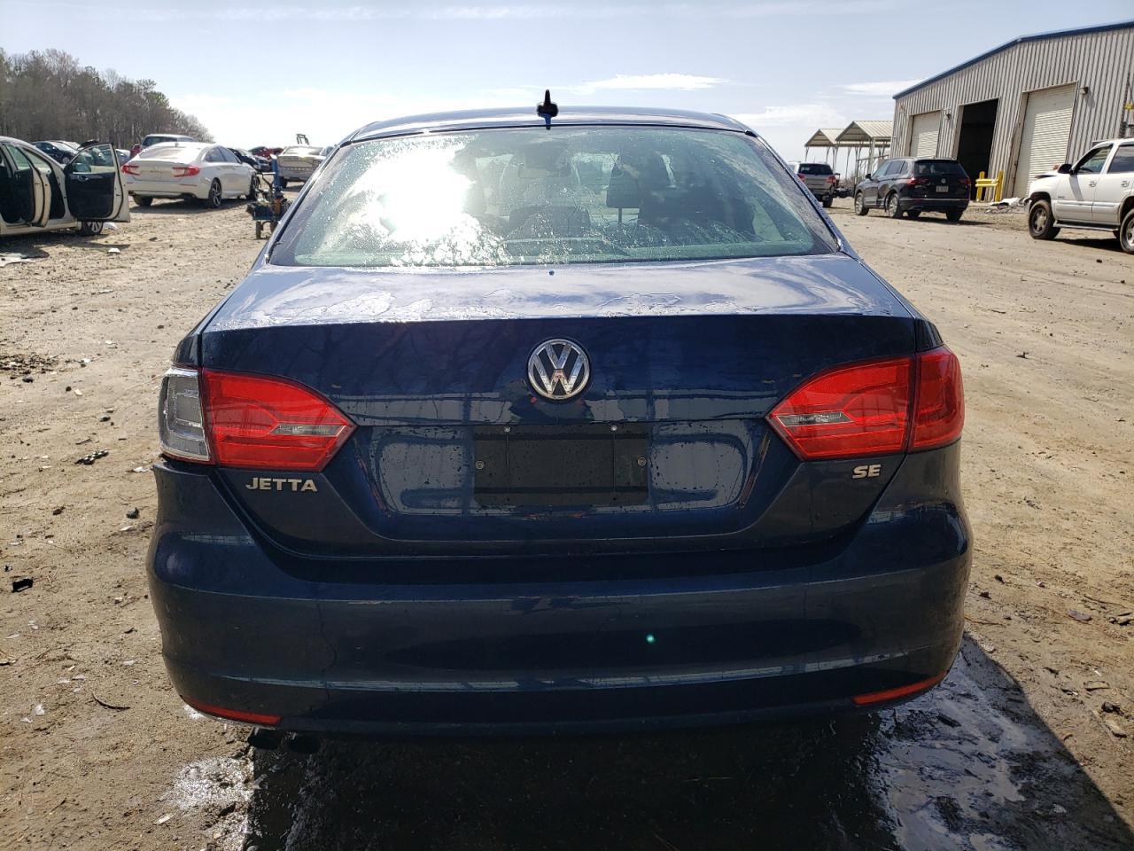 2014 Volkswagen Jetta VIN 3VWD17AJ4EM400367 Copart auction photo, rear end / side damage thumbnail 6