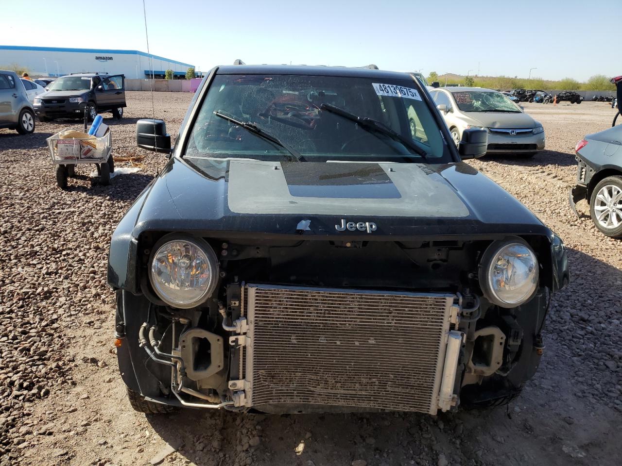 2016 Jeep Liberty (Patriot) VIN 1C4NJPBA4GD776524 Copart auction photo, front end damage thumbnail 5