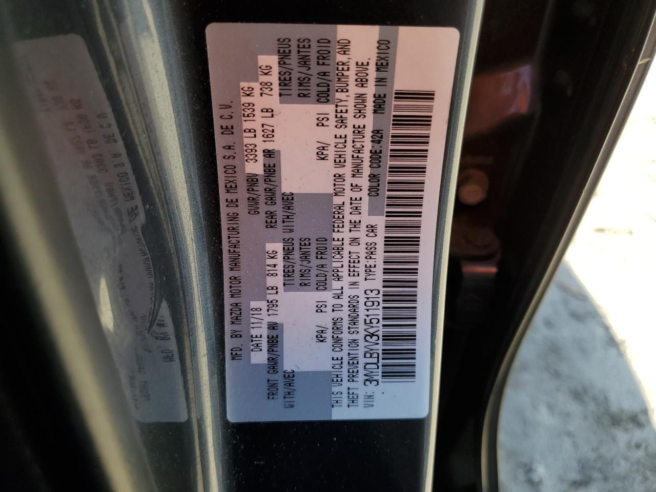 2019 Toyota Yaris VIN 3MYDLBYV3KY511913 Copart auction photo, front end / side damage thumbnail 12