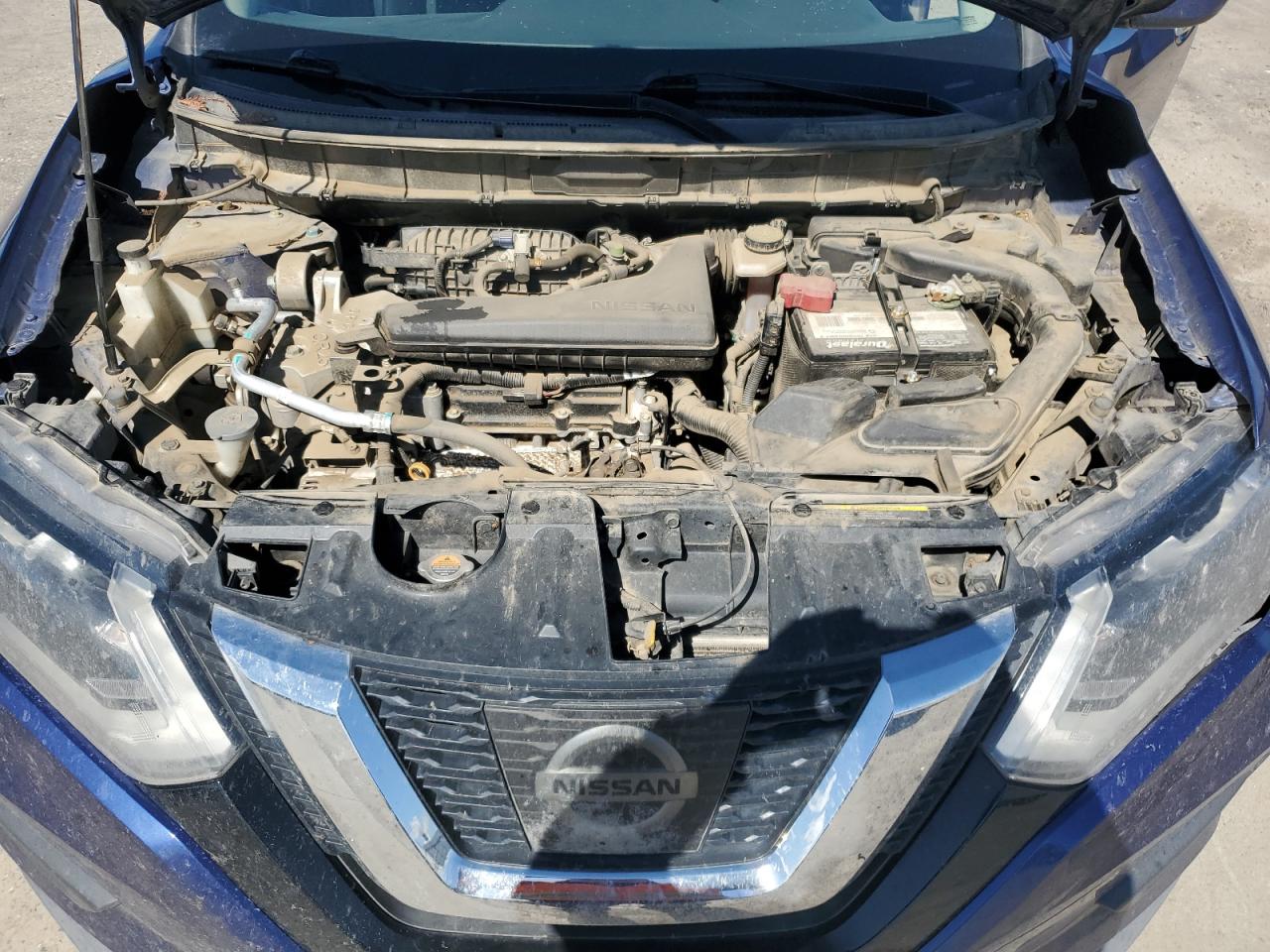 2017 Nissan Rogue VIN KNMAT2MT4HP603189 Copart auction photo, side / front end damage thumbnail 12