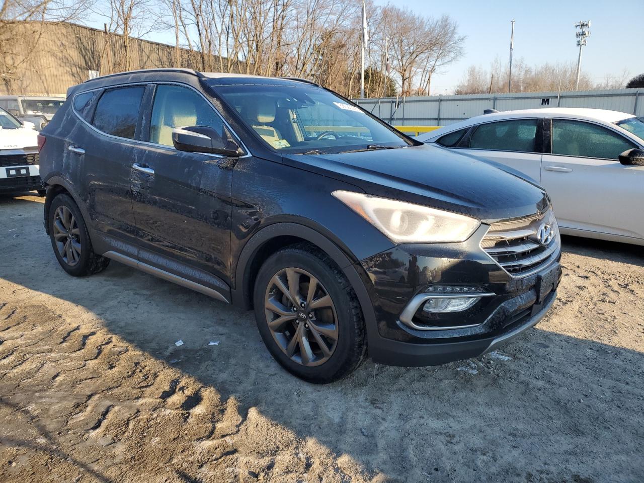 2017 Hyundai Santa Fe VIN 5XYZWDLA8HG494499 Copart auction photo, rear end damage thumbnail 4