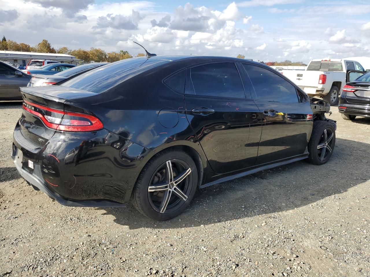 2014 Dodge Dart VIN 1C3CDFEBXED918695 Copart auction photo, all over damage thumbnail 3