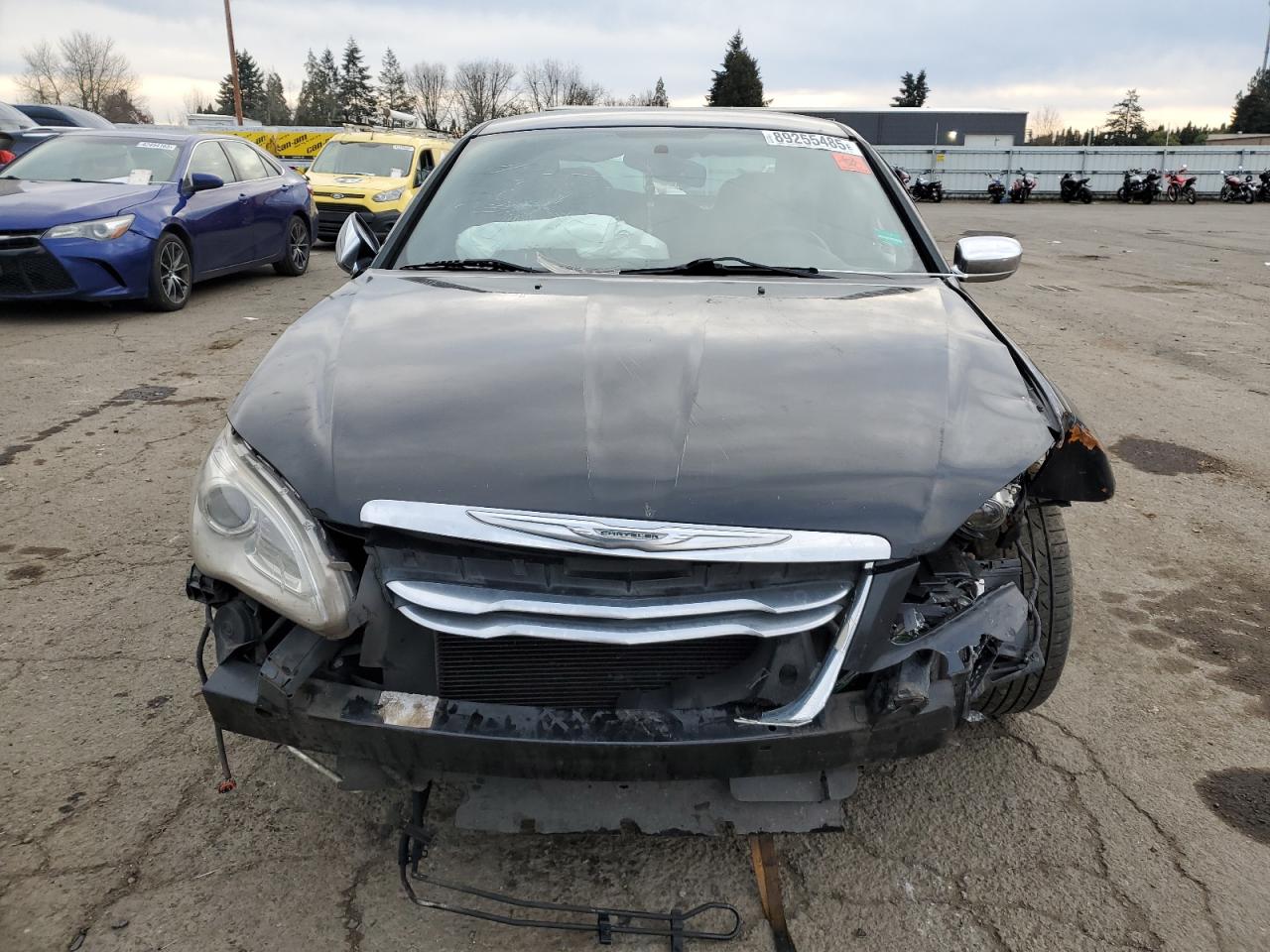 2012 Chrysler 200 VIN 1C3CCBCBXCN257403 Copart auction photo, front end damage thumbnail 5