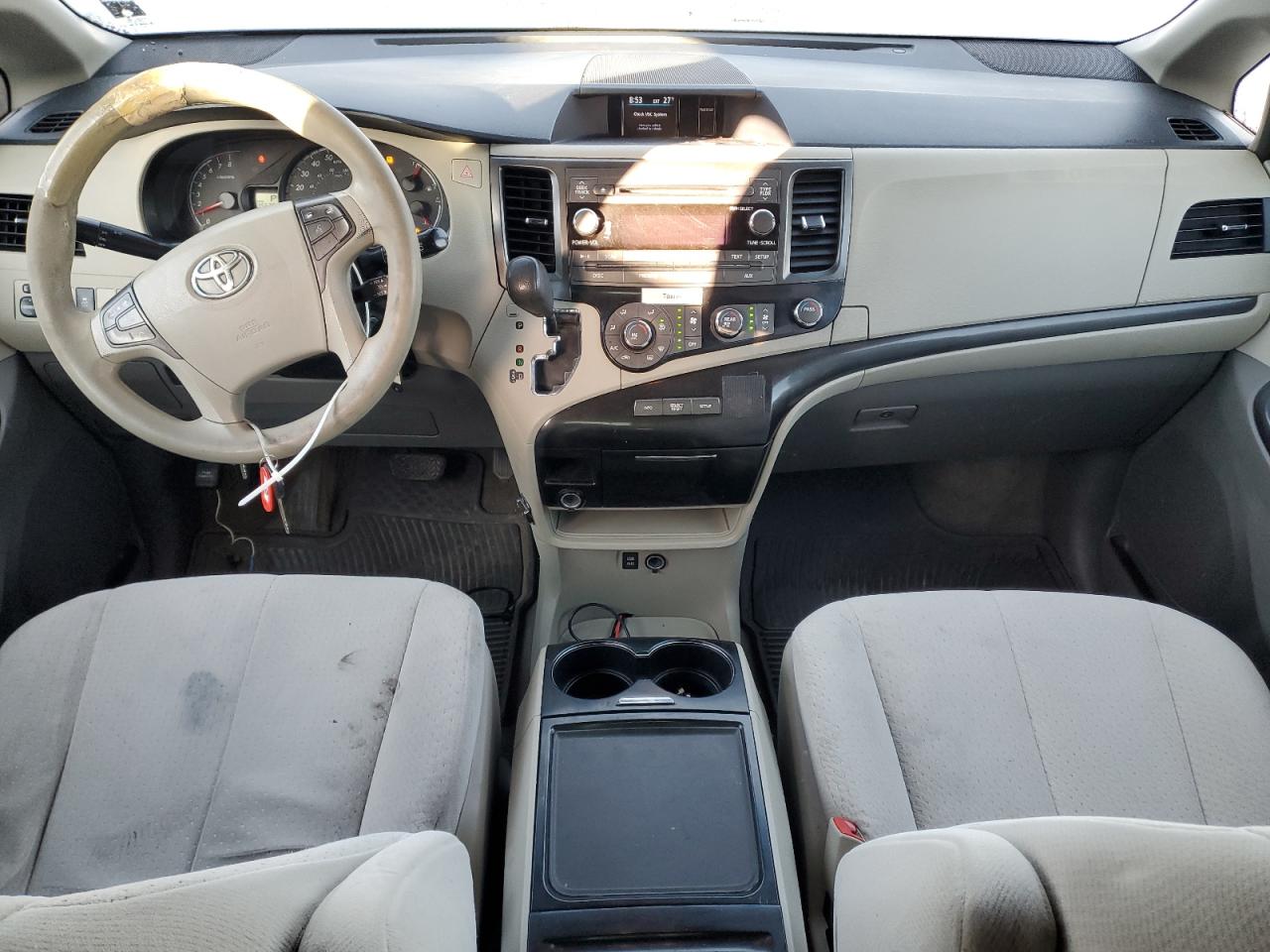2012 Toyota Sienna VIN 5TDJK3DC8CS036489 Copart auction photo, undercarriage / all over damage thumbnail 8