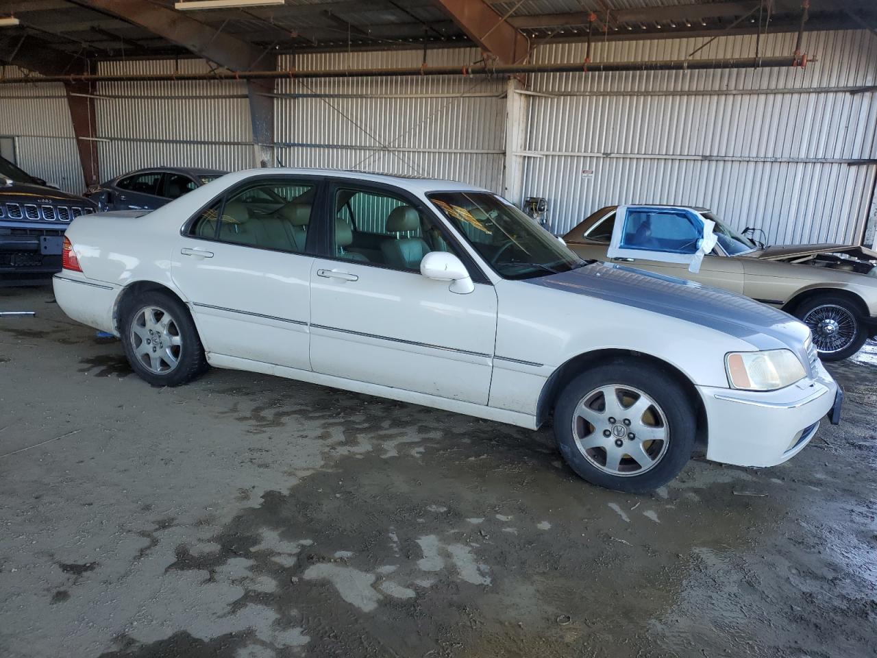 2002 Acura RL VIN JH4KA965X2C009298 Copart auction photo, side damage thumbnail 4