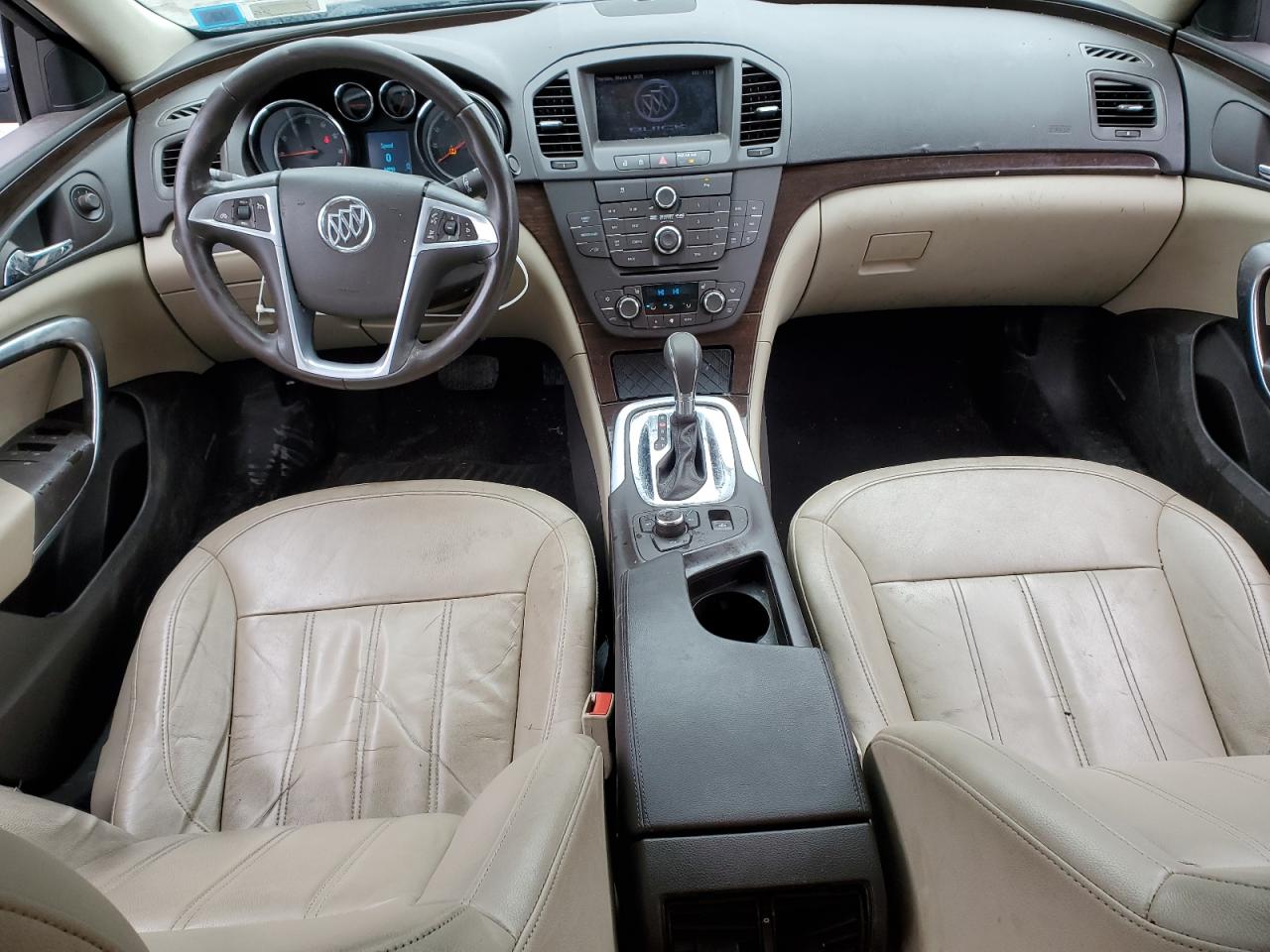 2011 Buick Regal VIN W04GY5GV0B1059949 Copart auction photo, front end / side damage thumbnail 8