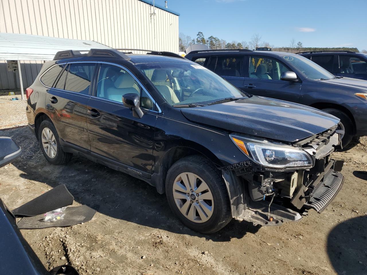 2017 Subaru Outback VIN 4S4BSADC0H3221164 Copart auction photo, front end damage thumbnail 4
