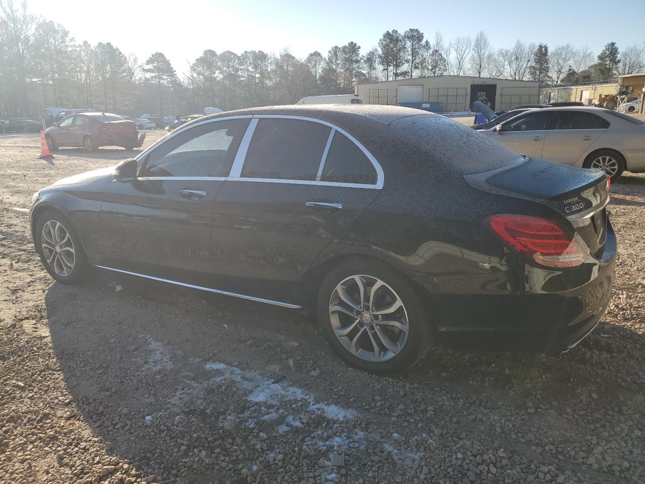 2015 Mercedes-Benz C-klasse VIN 55SWF4JB1FU074178 Copart auction photo, rear end damage thumbnail 2