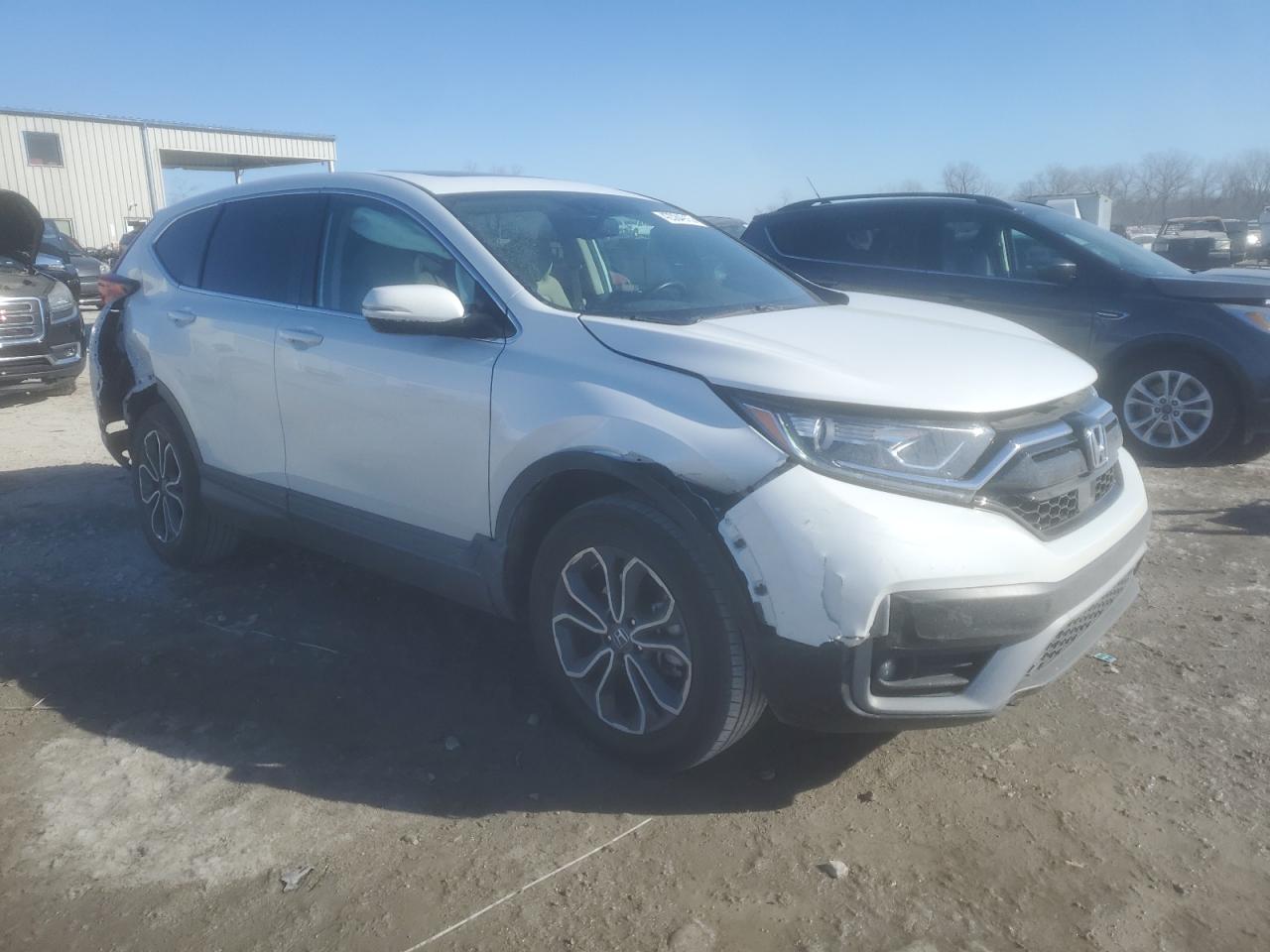 2022 Honda CR-V VIN 2HKRW2H81NH633371 Copart auction photo, front end / rear end damage thumbnail 4