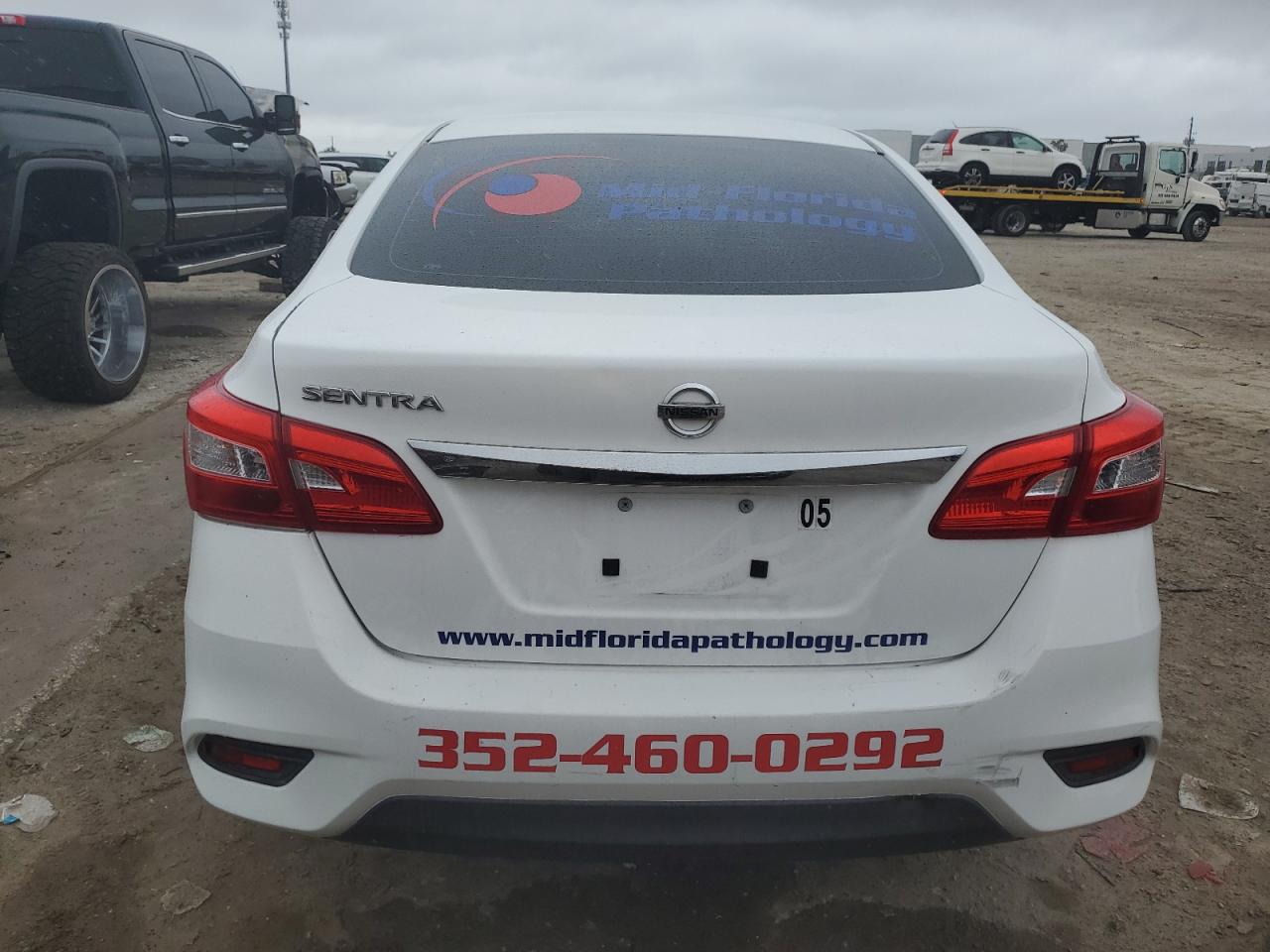 2017 Nissan Sentra VIN 3N1AB7AP9HY278838 Copart auction photo, all over damage thumbnail 6
