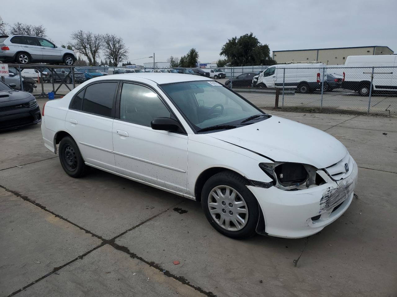 2005 Honda Civic VIN 2HGES16575H530656 Copart auction photo, front end damage thumbnail 4