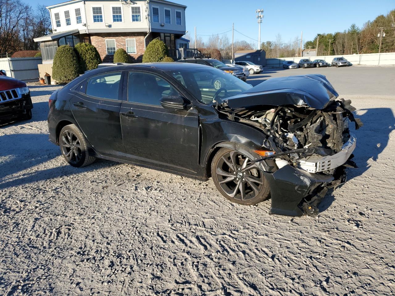 2018 Honda Civic VIN SHHFK7G43JU217002 Copart auction photo, front end damage thumbnail 4